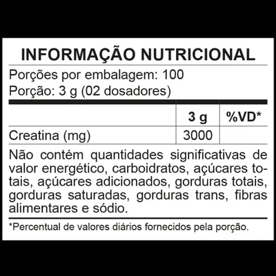 Kit 2x Creatina 100% Monohidratada Nutrata 300g Pote + Refil