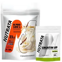 Kit NPRO 100% Whey + Creatina 100% Monohidratada _ Nutrata - imagem 2