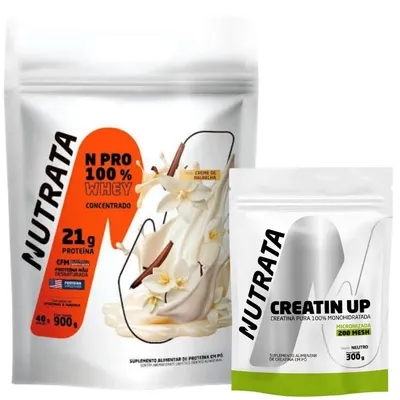 Kit Whey Protein + Creatina 100% Monohidratada
