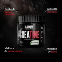 Kit 2x Creatina Creapure Darkness 200g - imagem 3