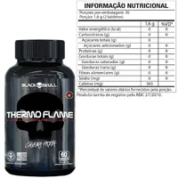 Termogênico Black Skull - Thermo Flame 60 Tabletes - imagem 2