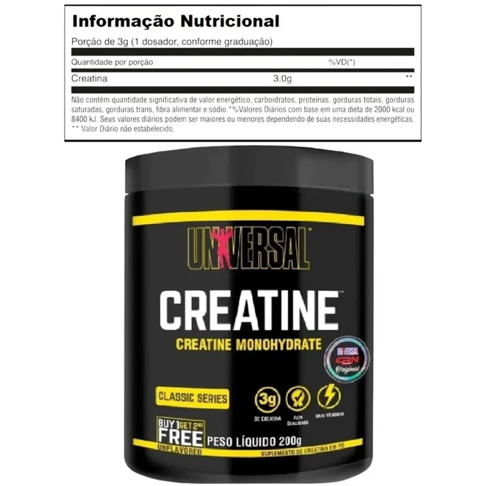 Creatina Monohidratada Universal 