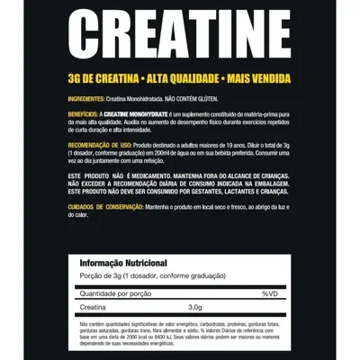 Creatina Monohidratada Universal 