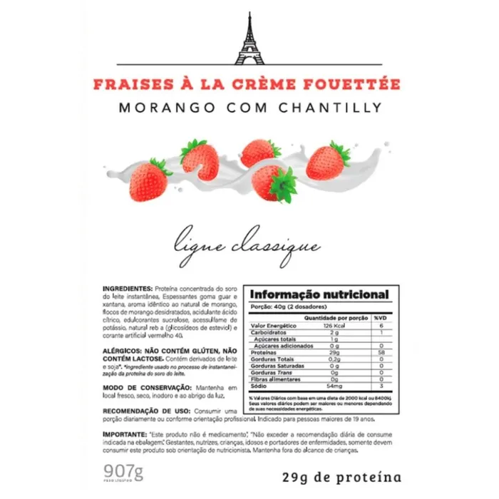 Whey Protein Zero Lactose 907g Cheff Whey