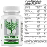 Multivitamínico Daily Fórmula 100 Tabletes - imagem 3
