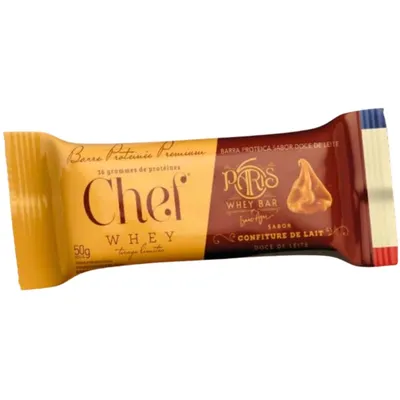 Barra Proteica Cheff Whey Caixa c/ 12 unidades