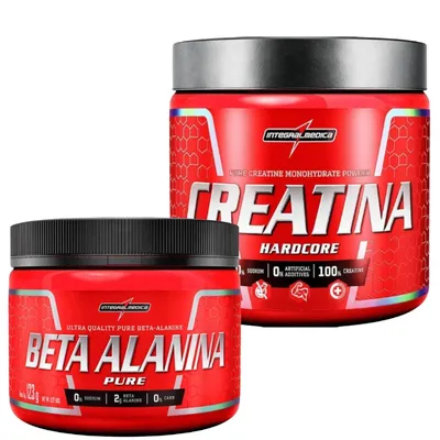 Kit Creatina 300g + Beta Alanina 123g Integralmedica