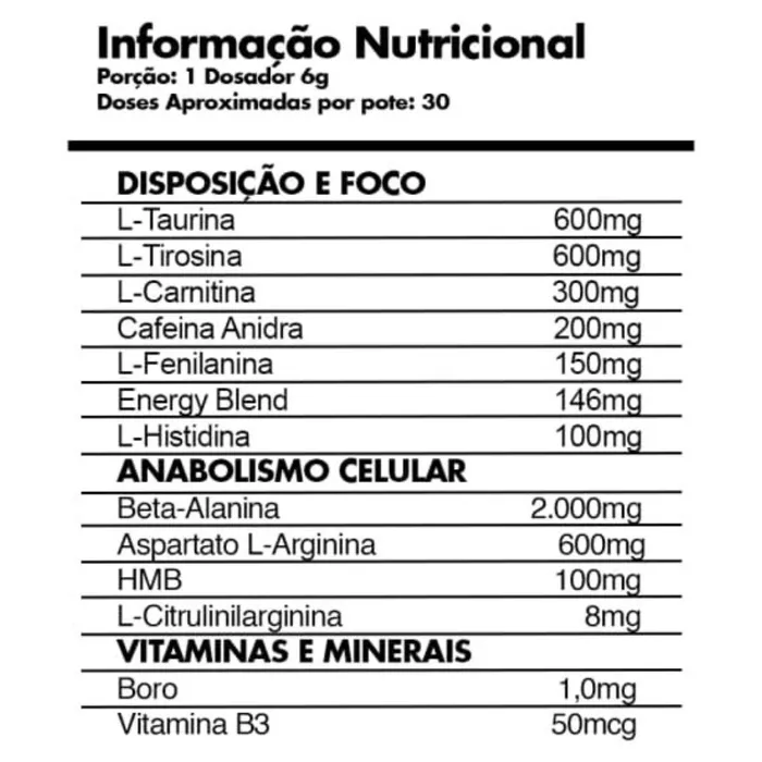 Pré Treino Nutrex Hemo-Rage 180g - Sabor Orange Mango