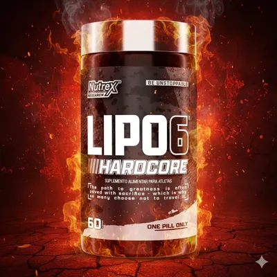 Termogênico Nutrex Lipo 6 Hardcore 60 Cápsulas