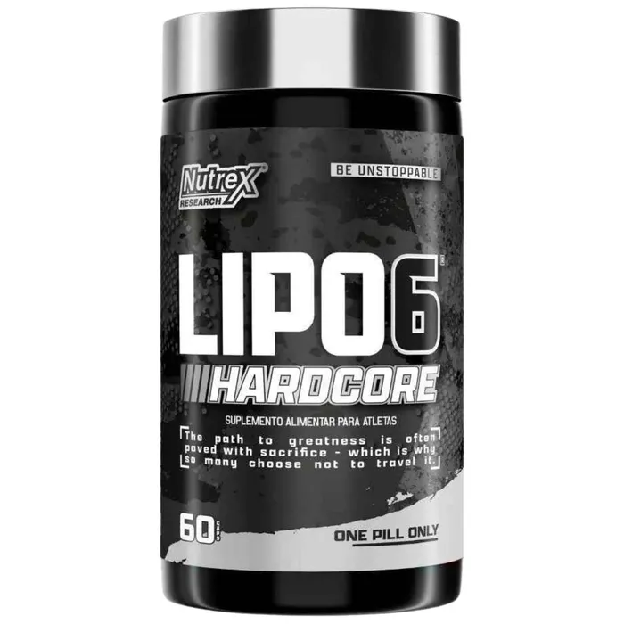 Termogênico Nutrex Lipo 6 Hardcore 60 Cápsulas