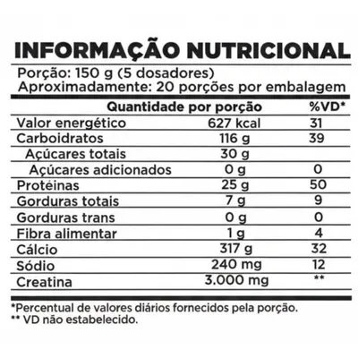 Mass Infusion 3Kg Nutrex - Sabor Baunilha