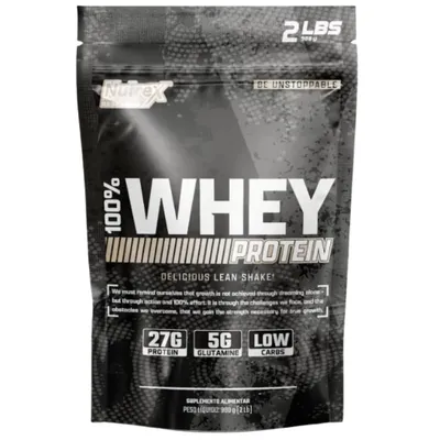 Whey 100% Nutrex Refil 900g - Sabor Baunilha