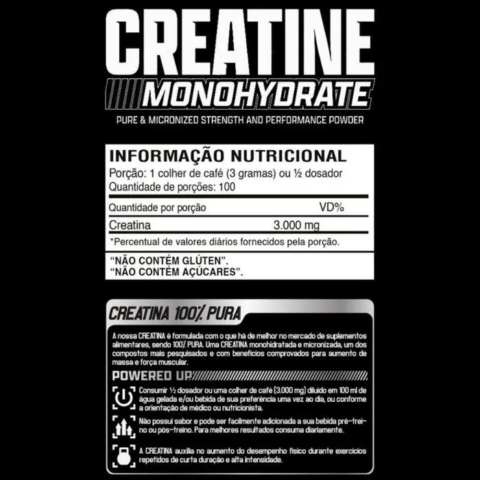 [PROMOÇÃO] Creatina Pura Monohidratada Nutrex Reserarch 500g