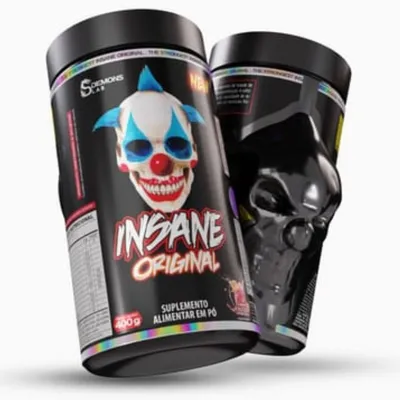 Pré Treino Insane Original 400g - Sabor Frutas Vermelhas
