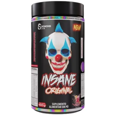Pré Treino Insane Original 400g - Sabor Frutas Vermelhas