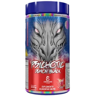 Pré Treino Psichotic Demon Black 300g - Sabor Tropic Pineapple