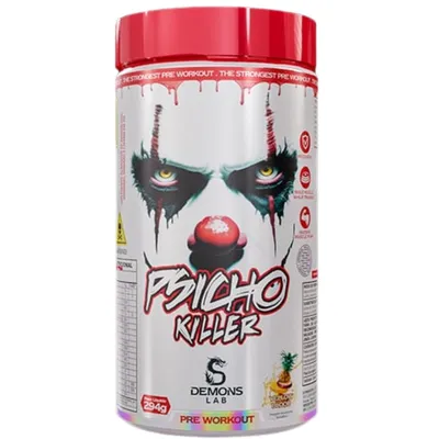 PRÉ TREINO PSICHO KILLER 294G - SABOR FRUTAS AMARELAS