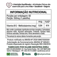 VITAMINA B12 - 60 COMPRIMIDOS MASTIGÁVEIS NUTRYE - imagem 3