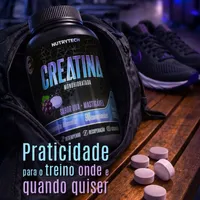 CREATINA MONOHIDRATADA - 90 COMPRIMIDOS SABOR UVA - imagem 3