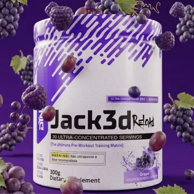 JACK 3D RELOAD 300G SABOR UVA