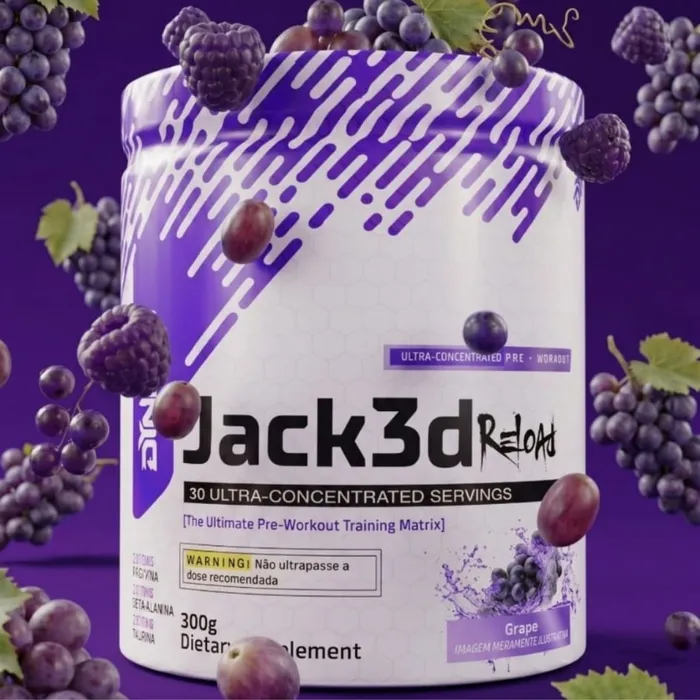 JACK 3D RELOAD 300G SABOR UVA