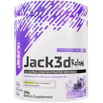 JACK 3D RELOAD 300G SABOR UVA