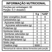 CREATINA MONOHIDRATADA 300G - imagem 2