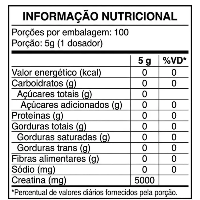 CREATINA MONOHIDRATADA 500G
