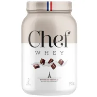 WHEY PROTINE ZERO LACTOSE CHEFF WHEY 907G - SABOR MOUSSE DE CHOCOLATE - imagem 1
