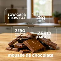 WHEY PROTINE ZERO LACTOSE CHEFF WHEY 907G - SABOR MOUSSE DE CHOCOLATE - imagem 3