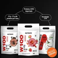W100 NUTRATA REFIL 900G - SABOR CHOCOLATE - imagem 4