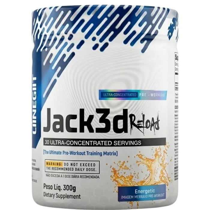 JACK 3D RELOAD 300G SABOR ENERGÉTICO