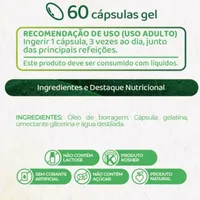 ÓLEO DE BORRAGEM NUTRYE - 60 CÁPSULAS - imagem 2