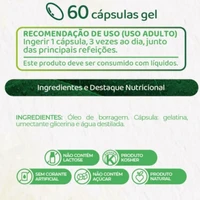 ÓLEO DE BORRAGEM NUTRYE - 60 CÁPSULAS - imagem 2