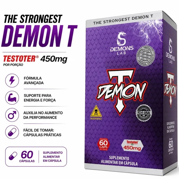 TERMOGÊNICO DEMON T  - 60 CÁPSULAS