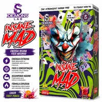 PRÉ TREINO INSANE MAD 350G - SABOR FRUTAS VERMELHAS - imagem 3