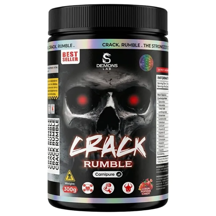 PRÉ TREINO CRACK RUMBLE 300G - SABOR POPING CANDY