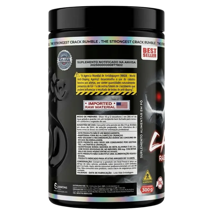 PRÉ TREINO CRACK RUMBLE 300G - SABOR POPING CANDY
