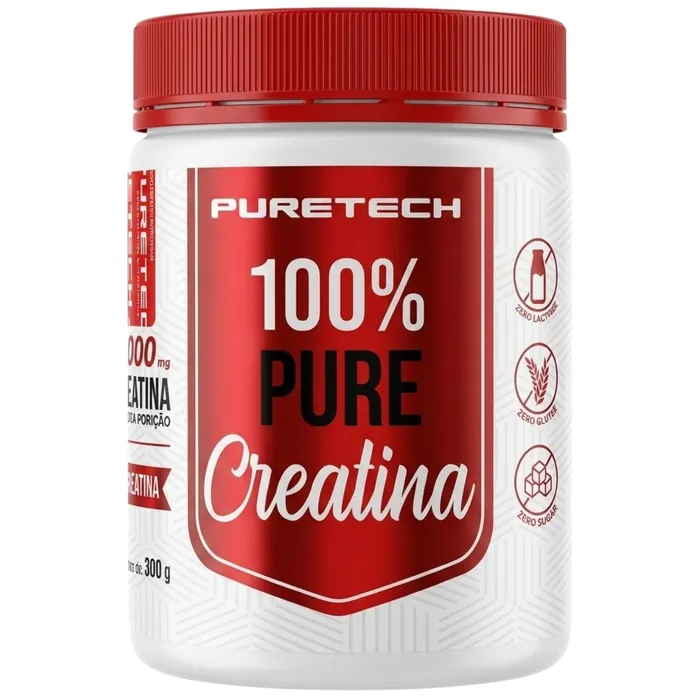 CREATINA 100% PURA PURETECH 300G - SEM SABOR