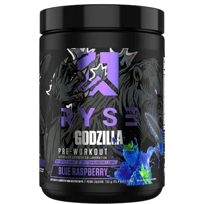 PRÉ TREINO GODZILLA 722G RYSE - SABOR BLUE RASPBERRY
