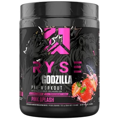 PRÉ TREINO GODZILLA 722G RYSE - SABOR PINK SPLASH