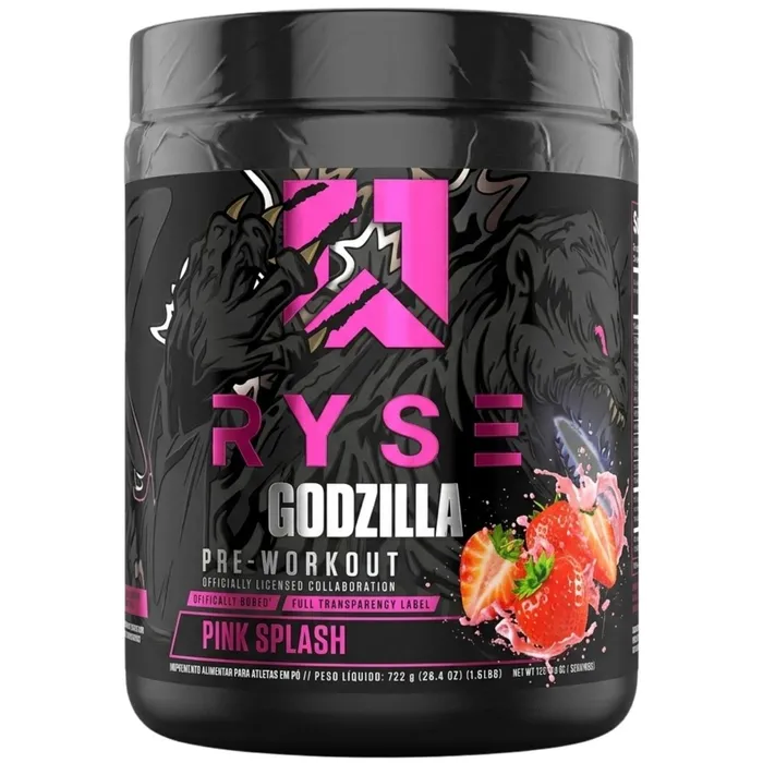 PRÉ TREINO GODZILLA 722G RYSE - SABOR PINK SPLASH