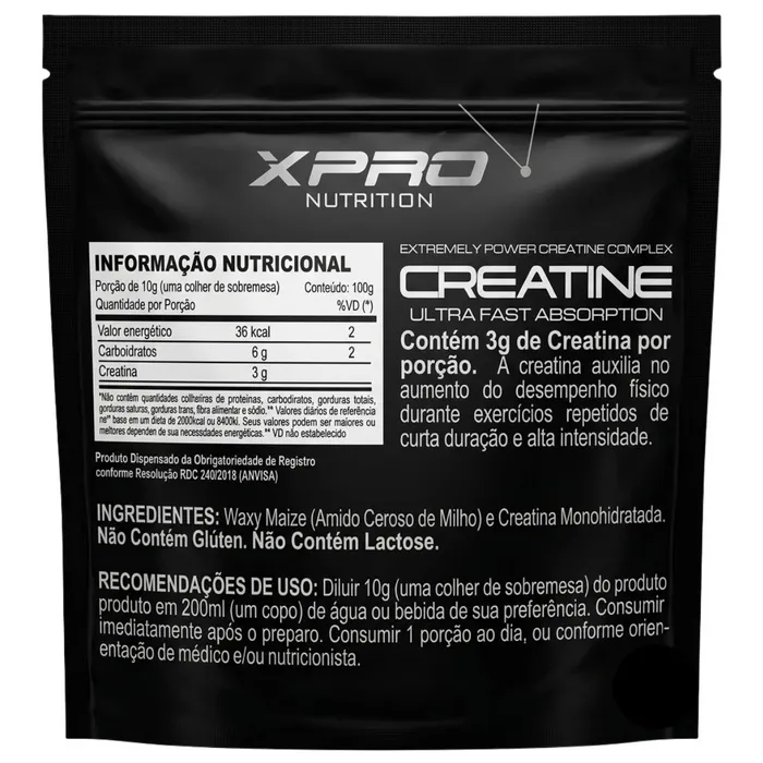 CREATINA 100G REFIL X-PRO - SEM SABOR