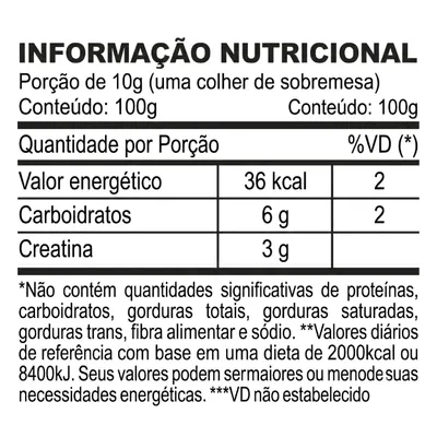 CREATINA 100G REFIL X-PRO - SEM SABOR