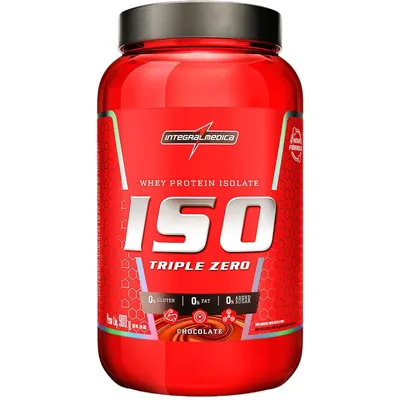 WHEY ISOLADO ISO TRIPLE ZERO 900G - SABOR CHOCOLATE