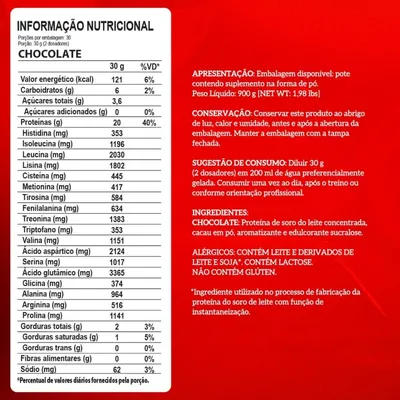 WHEY PROTEIN 100% PURE - CHOCOLATE