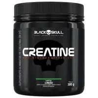 CREATINA PURA BLACK SKULL 300G - SABOR LIMÃO - imagem 1