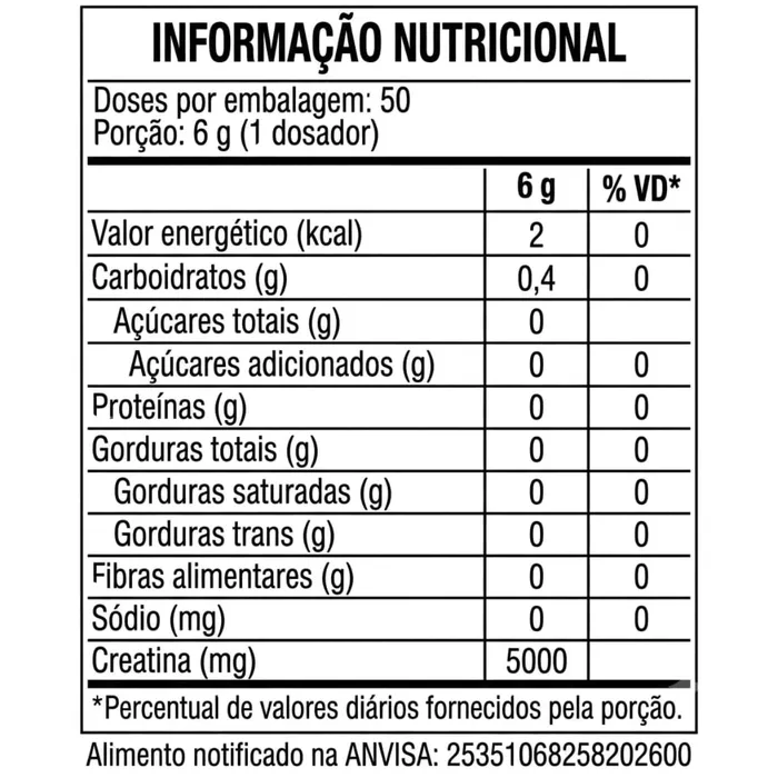 CREATINA PURA BLACK SKULL 300G - SABOR LIMÃO