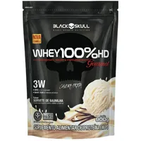 WHEY 100% HD GOURMET 900G - SORVETE DE  BAUNILHA - imagem 1