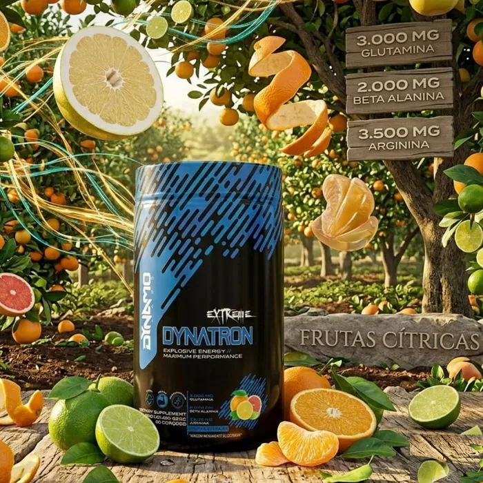 PRÉ TREINO DYNATRON EXTREME 630G - SABOR FRUTAS CÍTRICAS